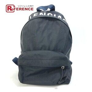 BALENCIAGA Wheel Backpack Nylon Black